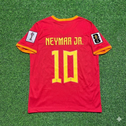 Brazil National Team World Cup 2026 Neymar Jr. # Red Football Soccer Kit Jersey