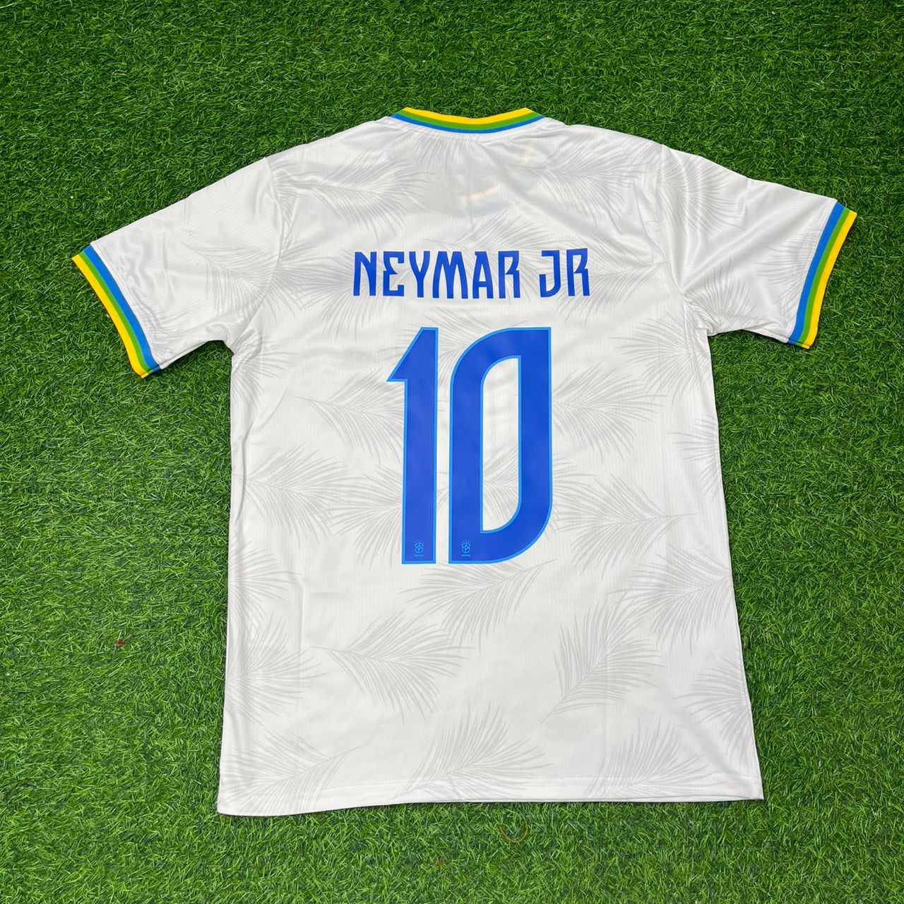 Brazil National Team World Cup 2026 Neymar Jr White Football Soccer Kit Jersey