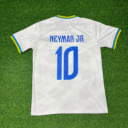 Brazil National Team World Cup 2026 Neymar Jr White Football Soccer Kit Jersey