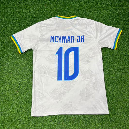 Brazil National Team World Cup 2026 Neymar Jr White Football Soccer Kit Jersey