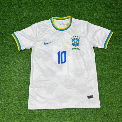 Brazil National Team World Cup 2026 Neymar Jr White Football Soccer Kit Jersey