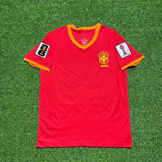 Brazil National Team World Cup 2026 Red Football Soccer Kit Jersey