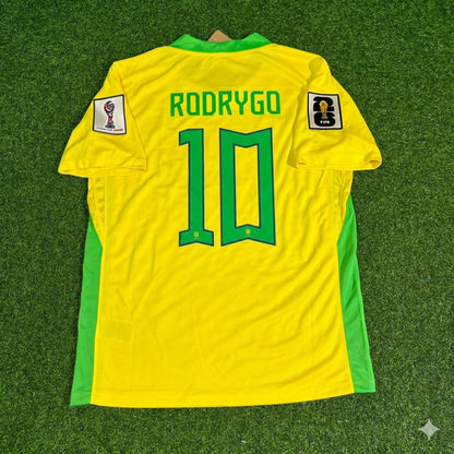 Brazil National Team World Cup 2026 Rodrygo Football Soccer Kit Jersey