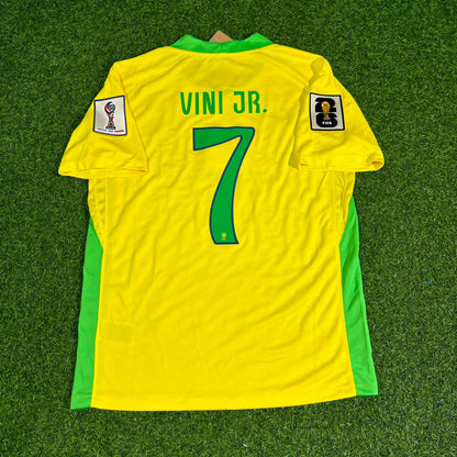 Brazil National Team World Cup 2026 Vinicius Junior Vini JR Football Soccer Kit Jersey