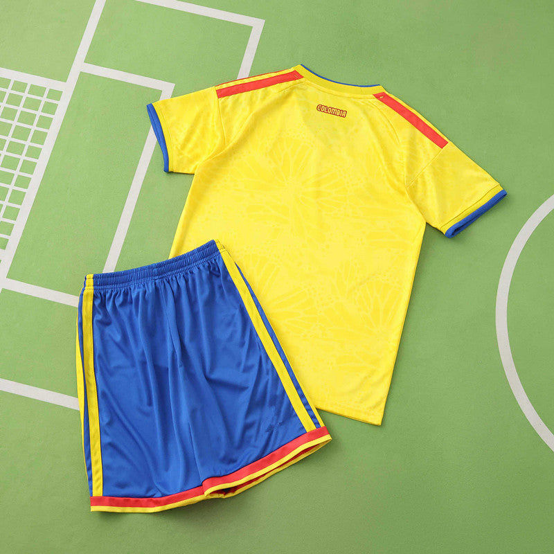 Colombia National Team World Cup 2026 Children Home Football Soccer Kit Jersey