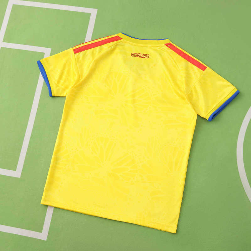 Colombia National Team World Cup 2026 Children Home Football Soccer Kit Jersey