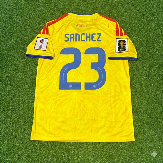 Colombia National Team World Cup 2026 Davinson Sanchez Football Soccer Kit Jersey