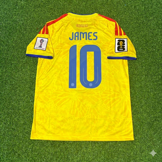 Colombia National Team World Cup 2026 James Rodríguez Football Soccer Kit Jersey