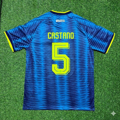 Colombia National Team World Cup 2026 Kevin Castaño Away Football Soccer Kit Jersey