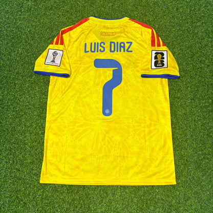 Colombia National Team World Cup 2026 Luis Díaz Football Soccer Kit Jersey