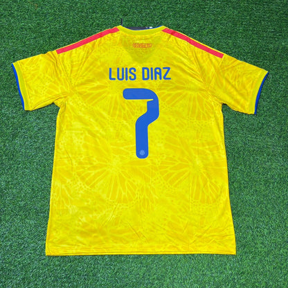 Colombia National Team World Cup 2026 Luis Díaz Football Soccer Kit Jersey