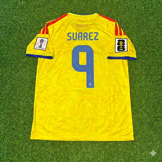 Colombia National Team World Cup 2026 Luis Javier Suárez Football Soccer Kit Jersey