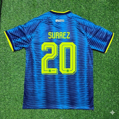 Colombia National Team World Cup 2026 Luis Javier Suarez Away Football Soccer Kit Jersey