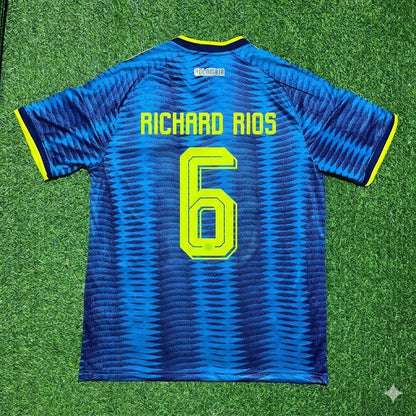 Colombia National Team World Cup 2026 Richard Rios Away Football Soccer Kit Jersey