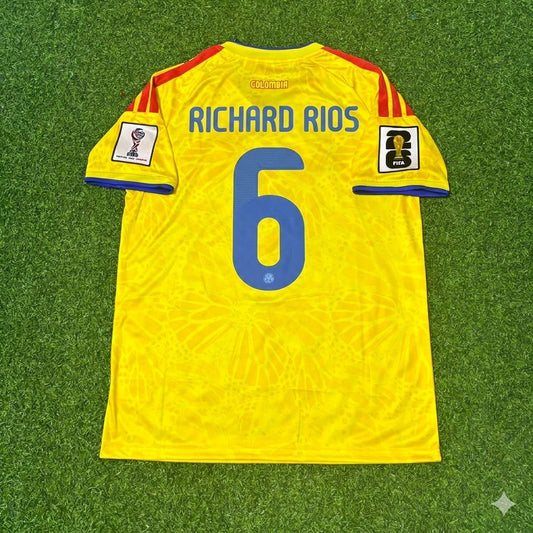 Colombia National Team World Cup 2026 Richard Rios Football Soccer Kit Jersey