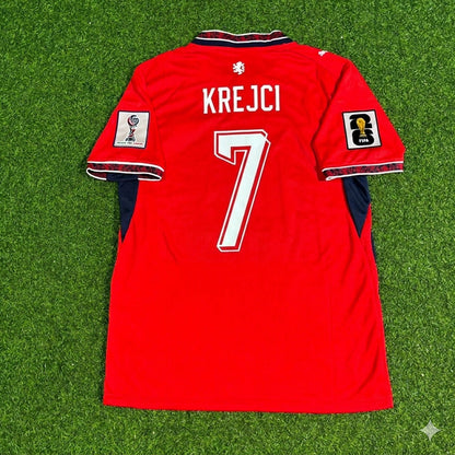 Czech Republic National Team World Cup 2026 Ladislav Krejčí Football Soccer Kit Jersey