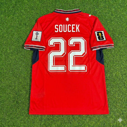 Czech Republic National Team World Cup 2026 Tomáš Souček Football Soccer Kit Jersey