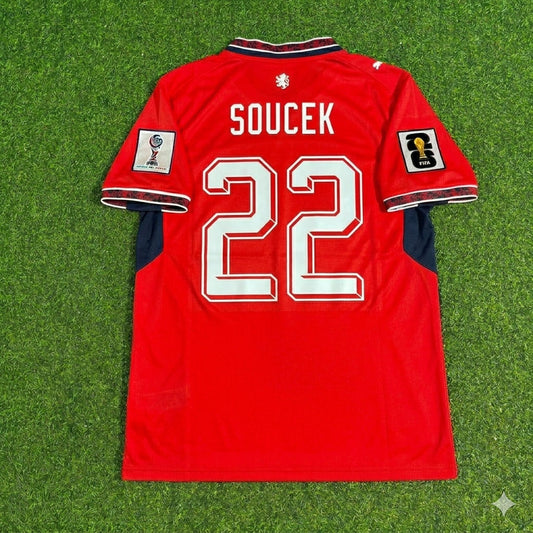 Czech Republic National Team World Cup 2026 Tomáš Souček Football Soccer Kit Jersey