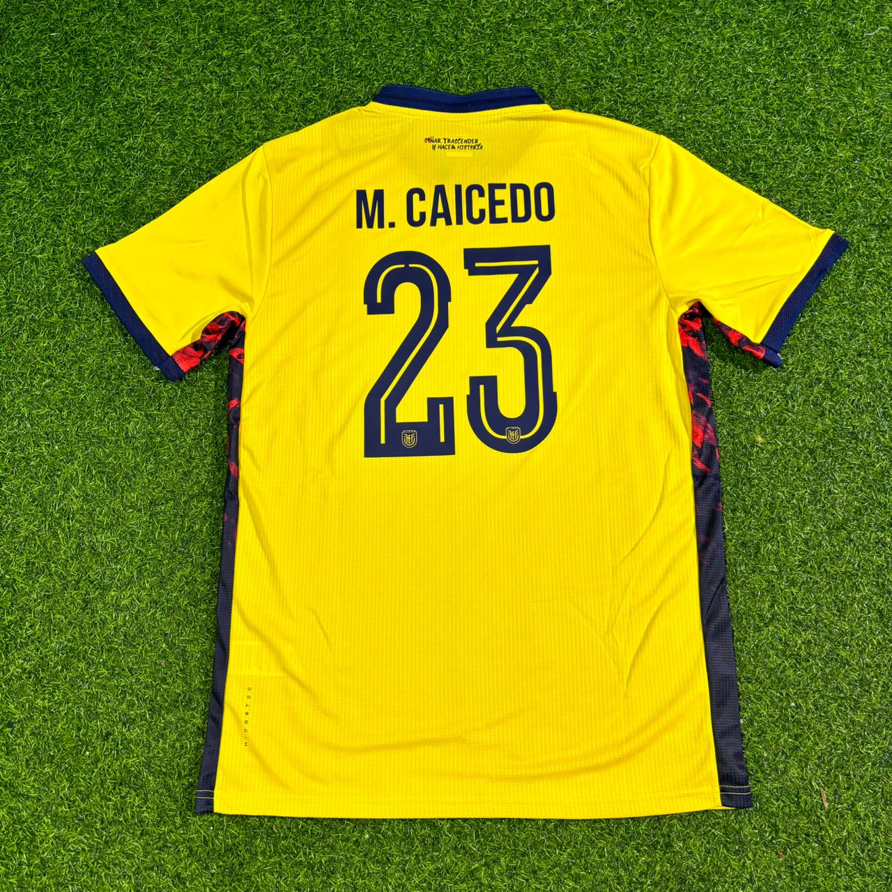 Ecuador National Team World Cup 2026 Moisés Caicedo Football Soccer Kit Jersey