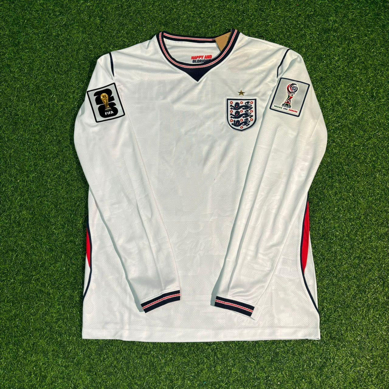 England National Team World Cup 2026 Declan Rice Long Sleeve Home