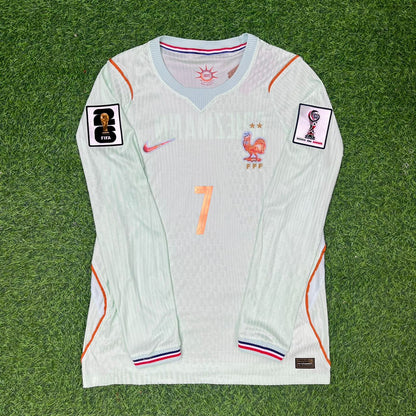 France National Team World Cup 2026 Antoine Griezmann Long Sleeve Away Football Soccer Kit Jersey
