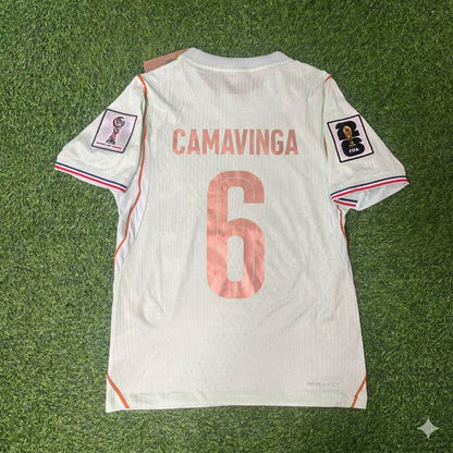 France National Team World Cup 2026 Eduardo Camavinga Away Football Soccer Kit Jersey