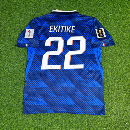 France National Team World Cup 2026 Hugo Ekitiké Home Blue Football Soccer Kit Jersey