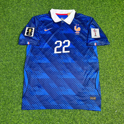 France National Team World Cup 2026 Hugo Ekitiké Home Blue Football Soccer Kit Jersey
