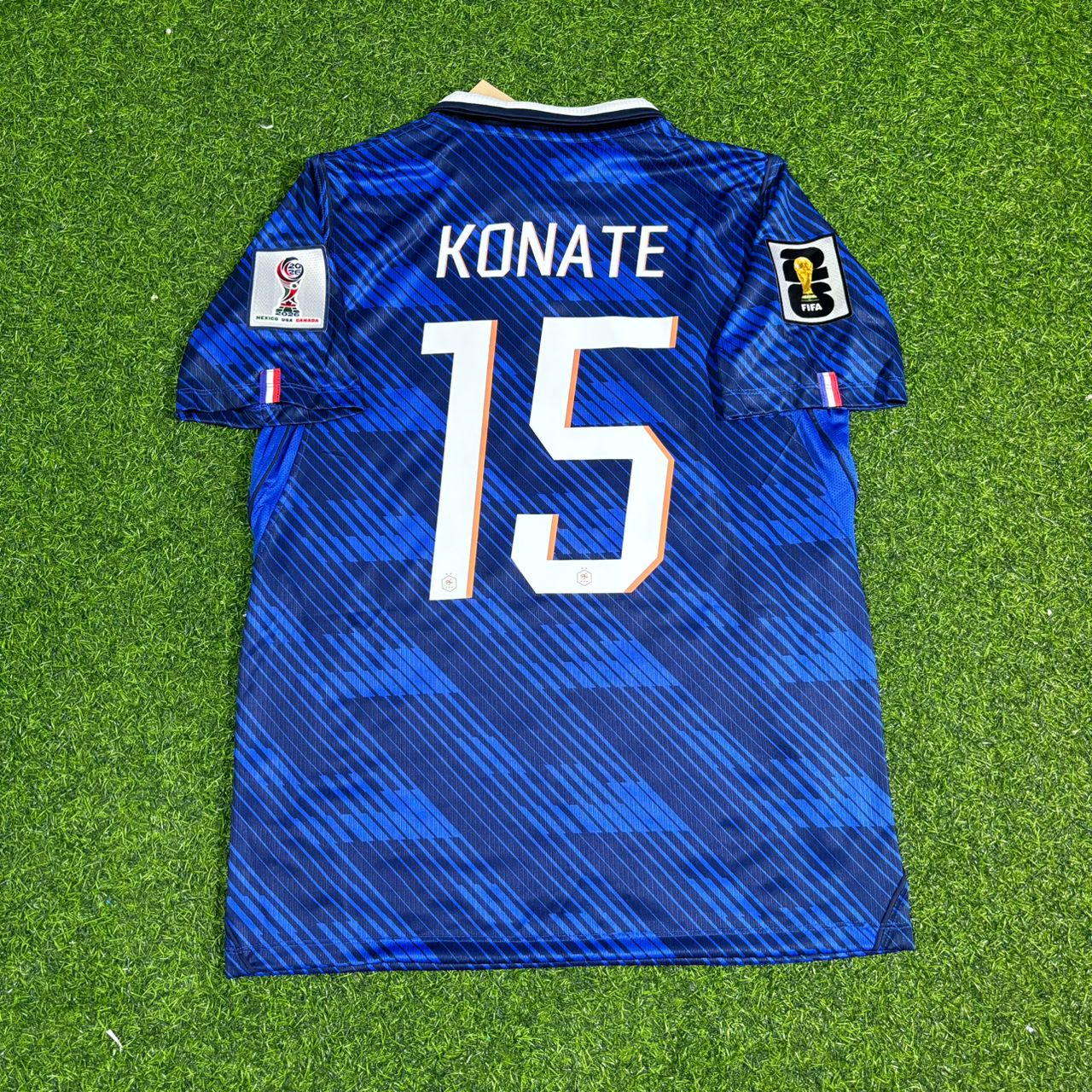France National Team World Cup 2026 Ibrahima Konaté Home Blue Football Soccer Kit Jersey