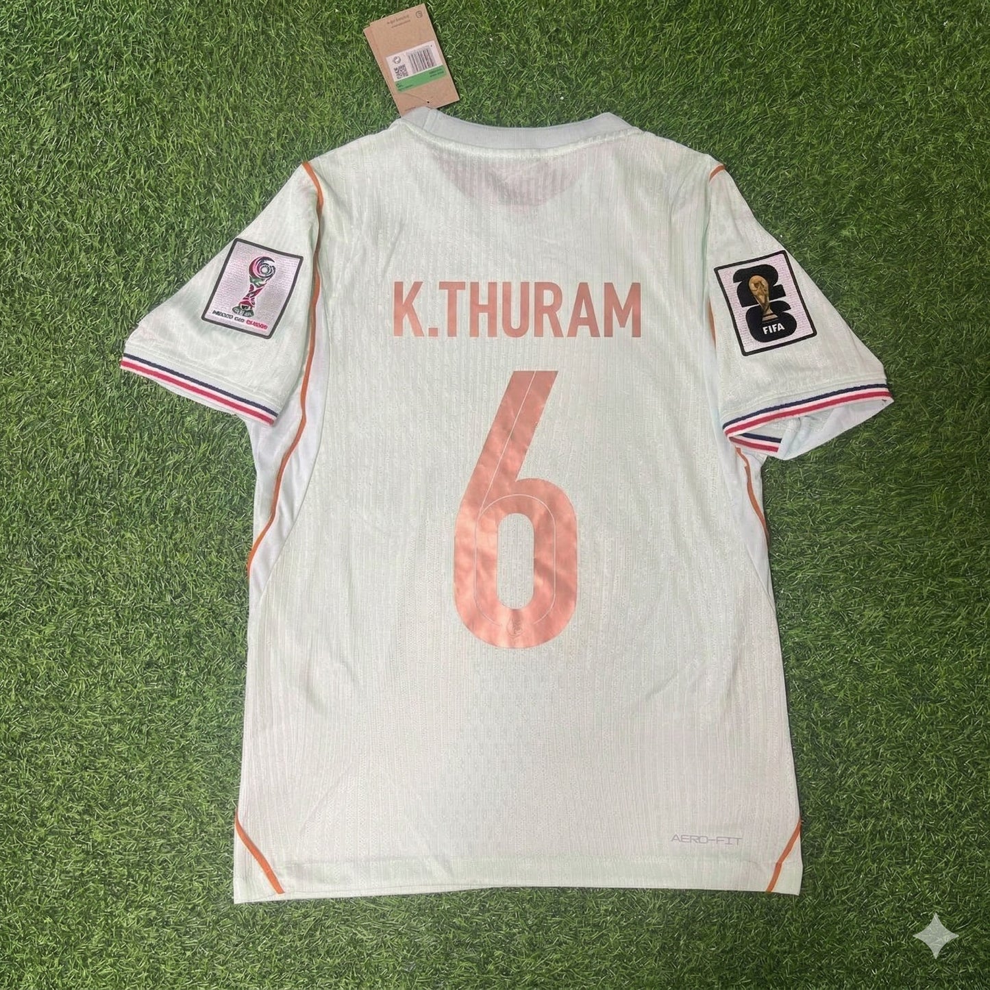 France National Team World Cup 2026 Khéphren Thuram Away Football Soccer Kit Jersey