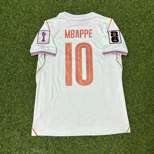 Frankreich Nationalmannschaft Weltmeisterschaft 2026 Kylian Mbappé Auswärts-Fußballtrikot