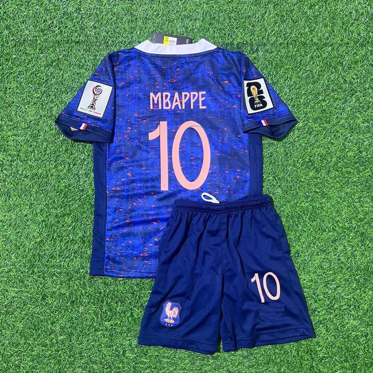 France National Team World Cup 2026 Kylian Mbappé Football Soccer Kit Jersey