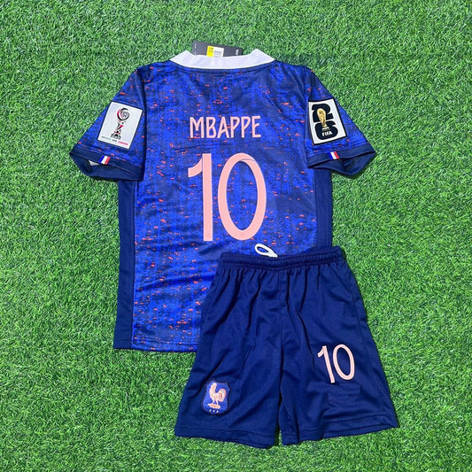 France National Team World Cup 2026 Kylian Mbappé Football Soccer Kit Jersey
