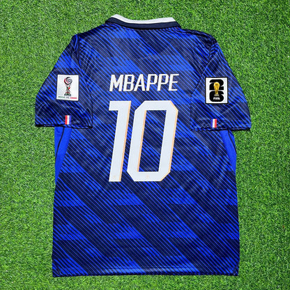 France National Team World Cup 2026 Kylian Mbappé Home Blue Football Soccer Kit Jersey