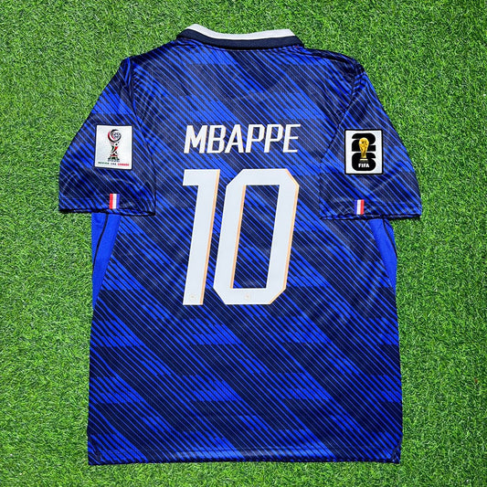 France National Team World Cup 2026 Kylian Mbappé Home Blue Football Soccer Kit Jersey