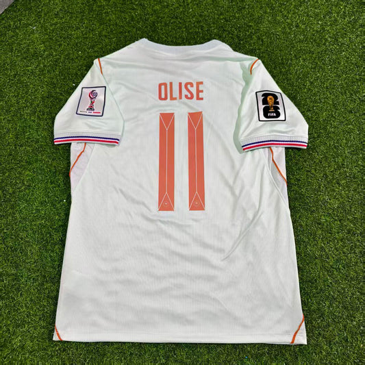 France National Team World Cup 2026 Michael Olise Away Football Soccer Kit Jersey