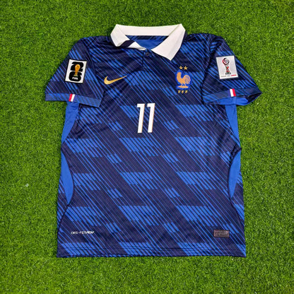France National Team World Cup 2026 Michael Olise Home Blue Football Soccer Kit Jersey