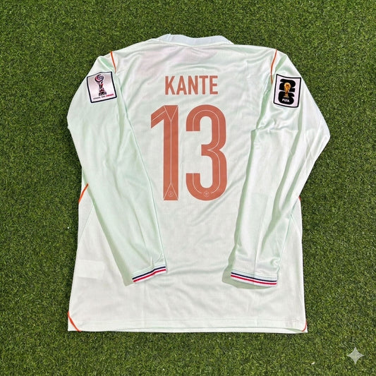 France National Team World Cup 2026 N'Golo Kanté Long Sleeve Away Football Soccer Kit Jersey
