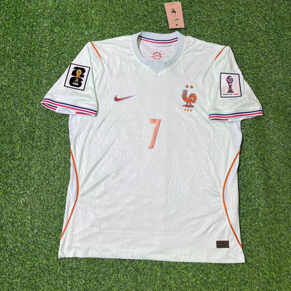 France National Team World Cup 2026 Ousmane Dembele Away Football Soccer Kit Jersey