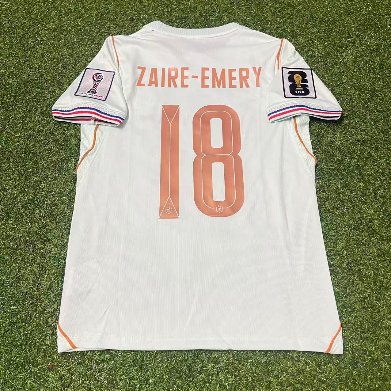 France National Team World Cup 2026 Warren Zaïre-Emery Away Football Soccer Kit Jersey