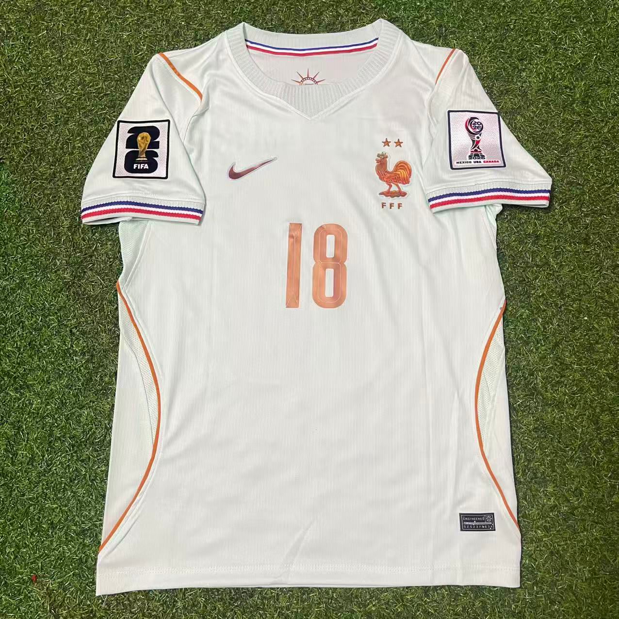 France National Team World Cup 2026 Warren Zaïre-Emery Away Football Soccer Kit Jersey