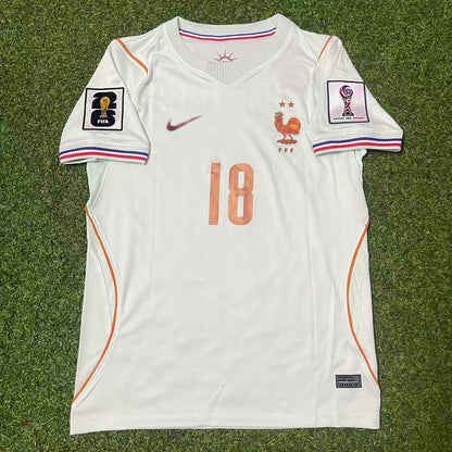 France National Team World Cup 2026 Warren Zaïre-Emery Away Football Soccer Kit Jersey
