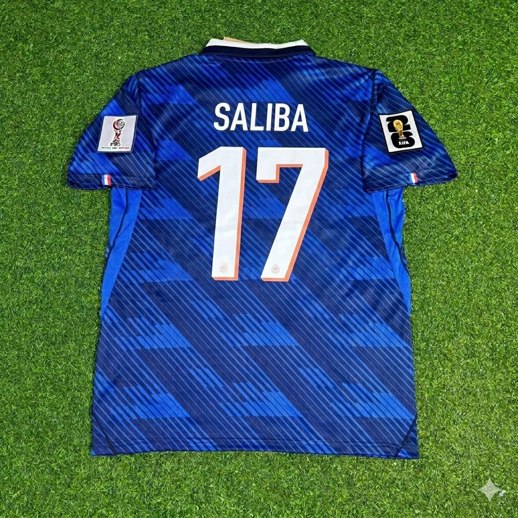 France National Team World Cup 2026 William Saliba Home Blue Football Soccer Kit Jersey