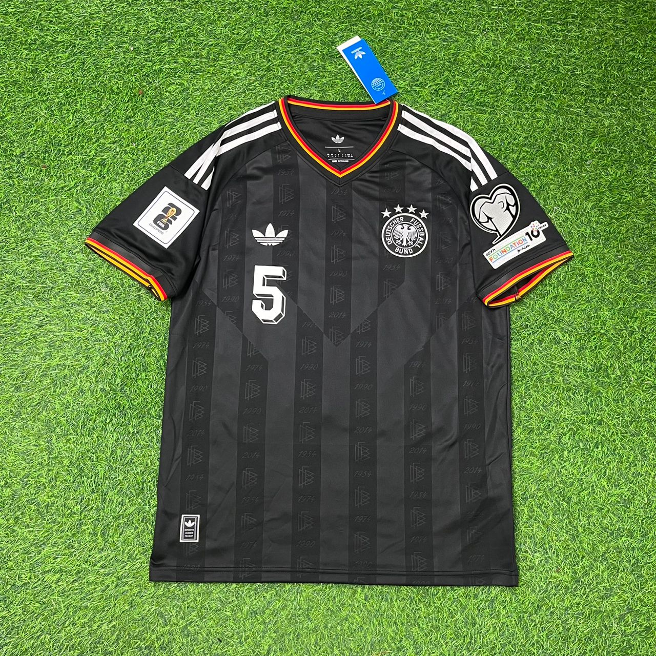 Germany National Team World Cup 2026 Aleksandar Pavlović # Black Football Soccer Kit Jersey