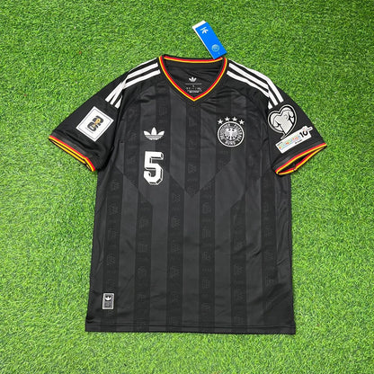 Germany National Team World Cup 2026 Aleksandar Pavlović # Black Football Soccer Kit Jersey