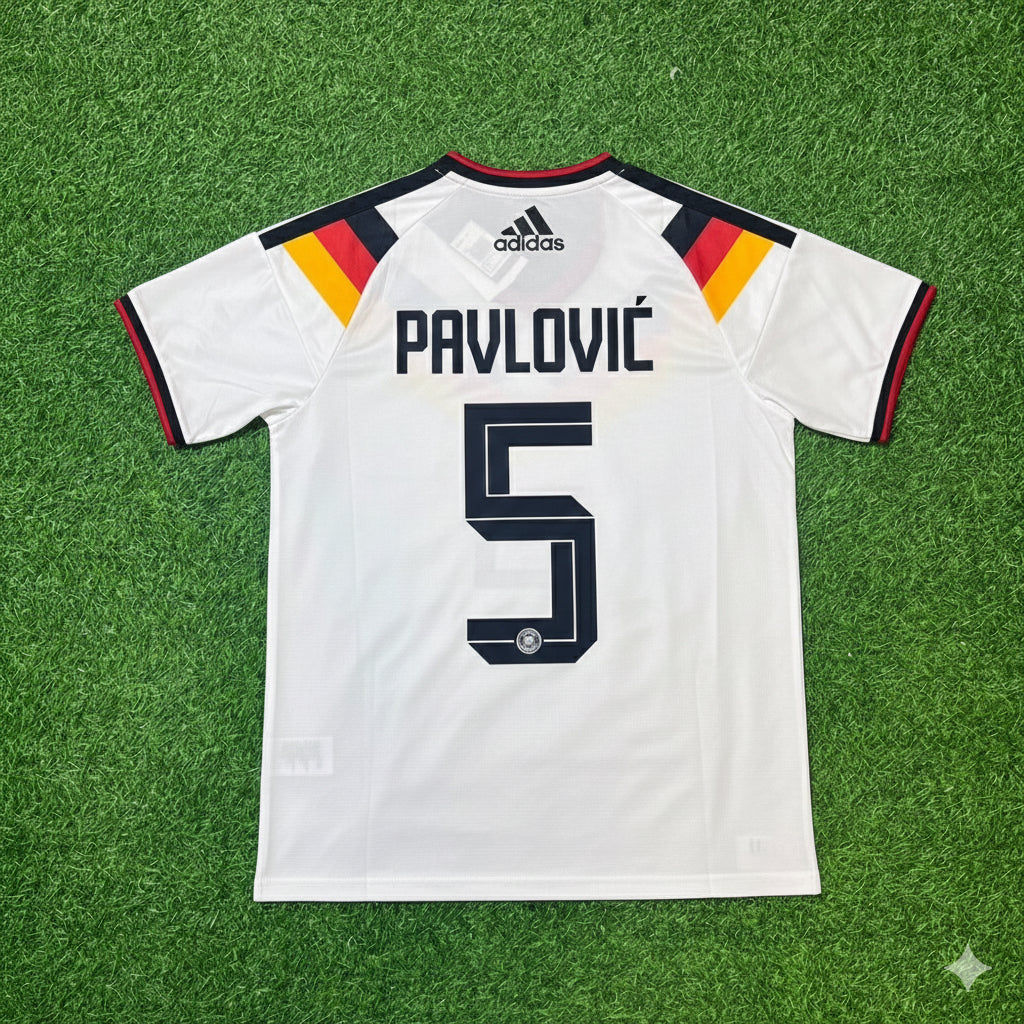 Germany National Team World Cup 2026 Aleksandar Pavlovic Home Football Soccer Kit Jersey