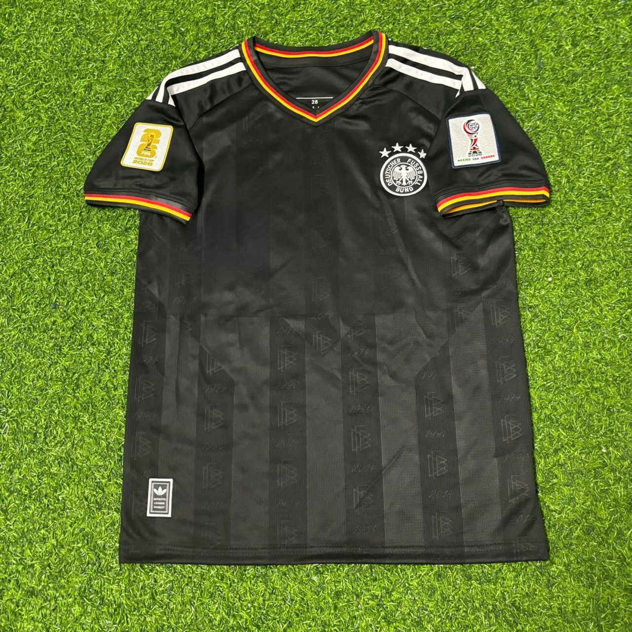 Germany National Team World Cup 2026 Black Football Soccer Kit Jersey