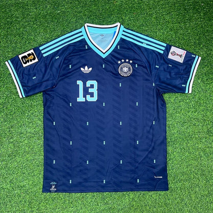 Germany National Team World Cup 2026 Deniz Undav Away Blue Football Soccer Kit Jersey