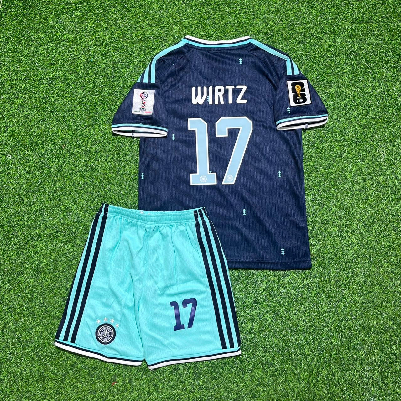Germany National Team World Cup 2026 Florian Wirtz Children Football Soccer Kit Jersey