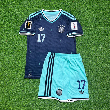 Germany National Team World Cup 2026 Florian Wirtz Children Football Soccer Kit Jersey